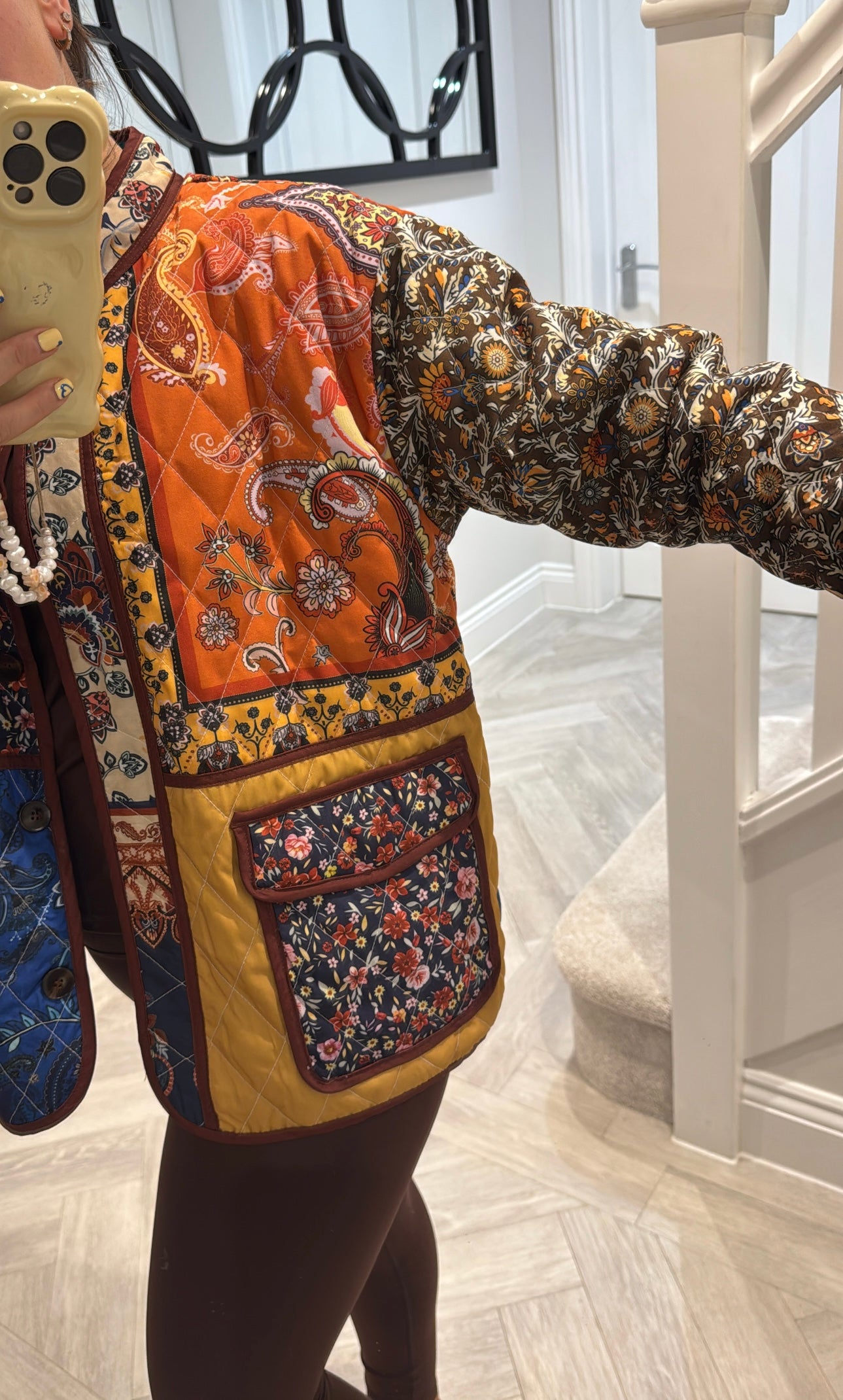 Patchwork quilted jacket