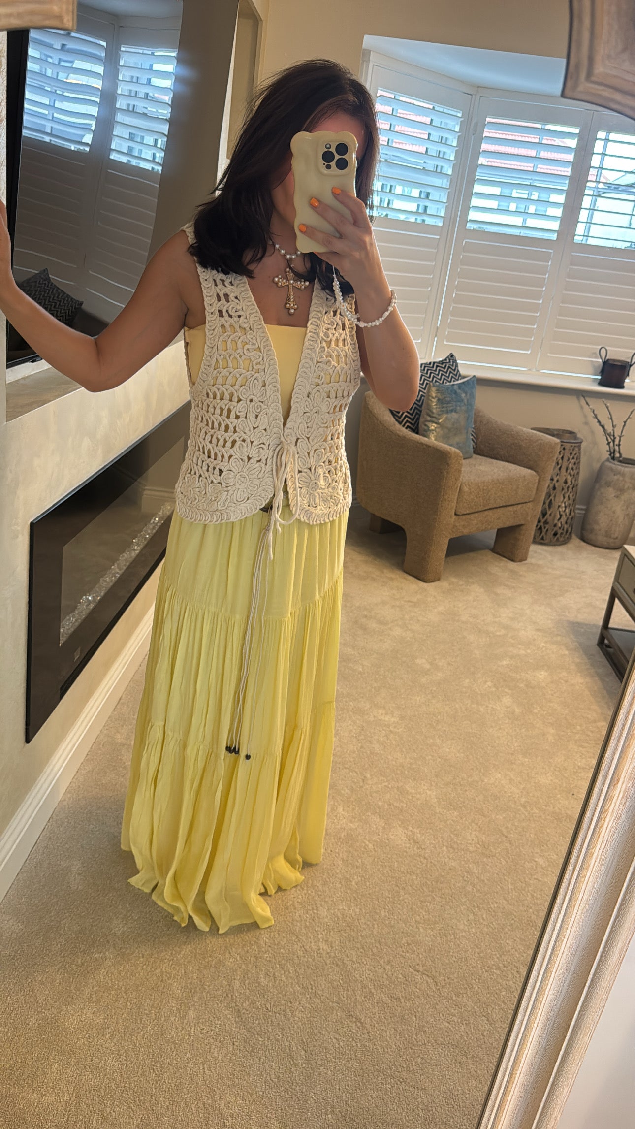 Crochet waistcoat