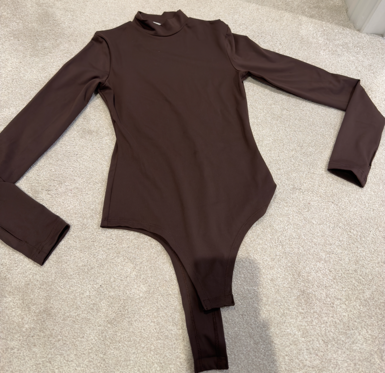High Neck Long Sleeve Basic Bodysuit