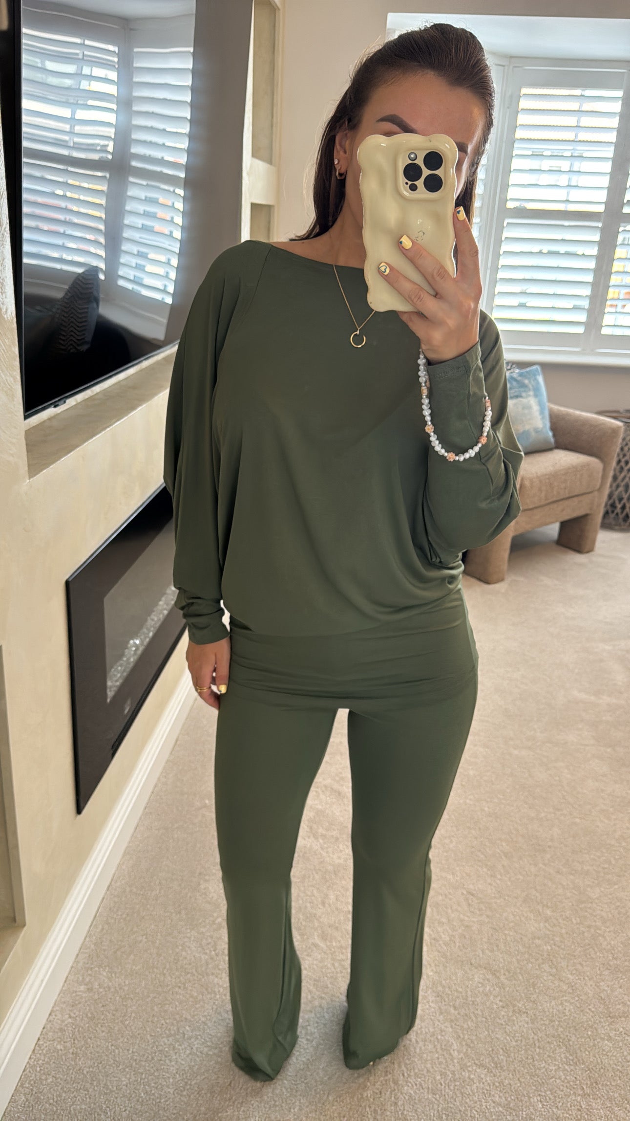 Khaki Jersey Loungewear