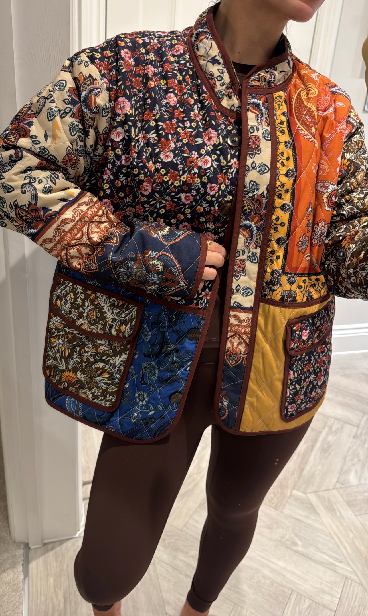Patchwork quilted jacket