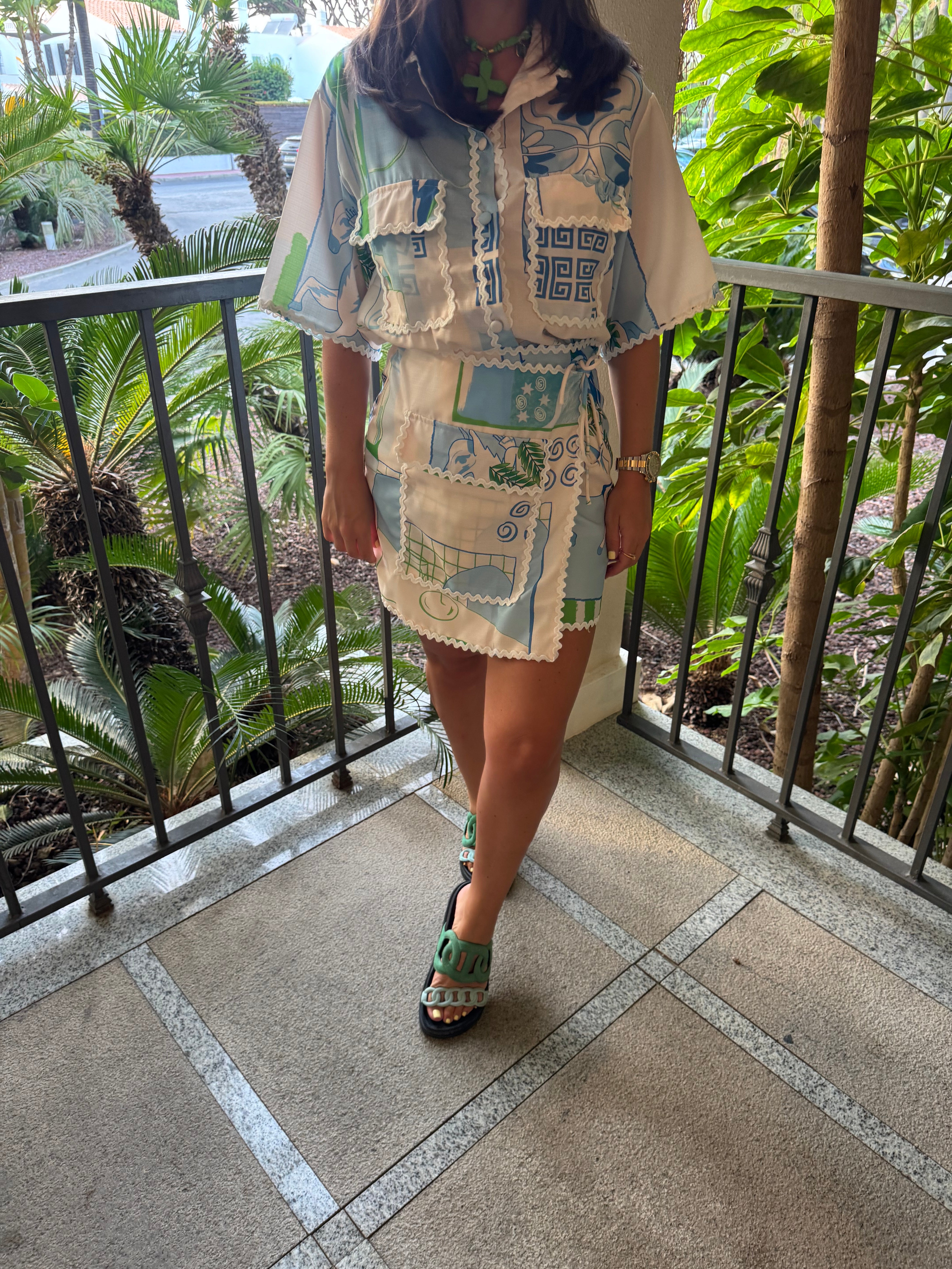 Santorini Patchwork Co Ord