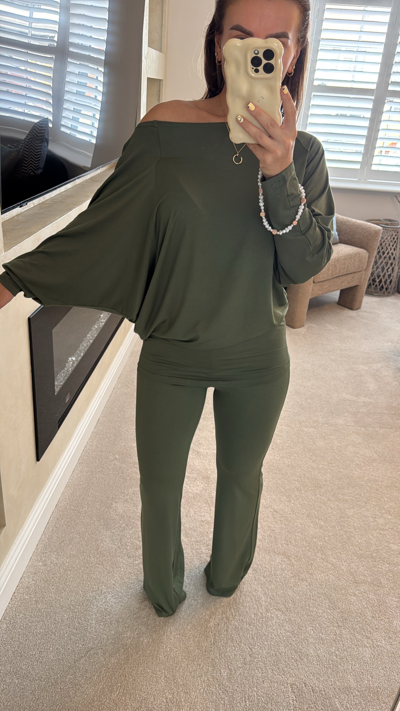 Khaki Jersey Loungewear