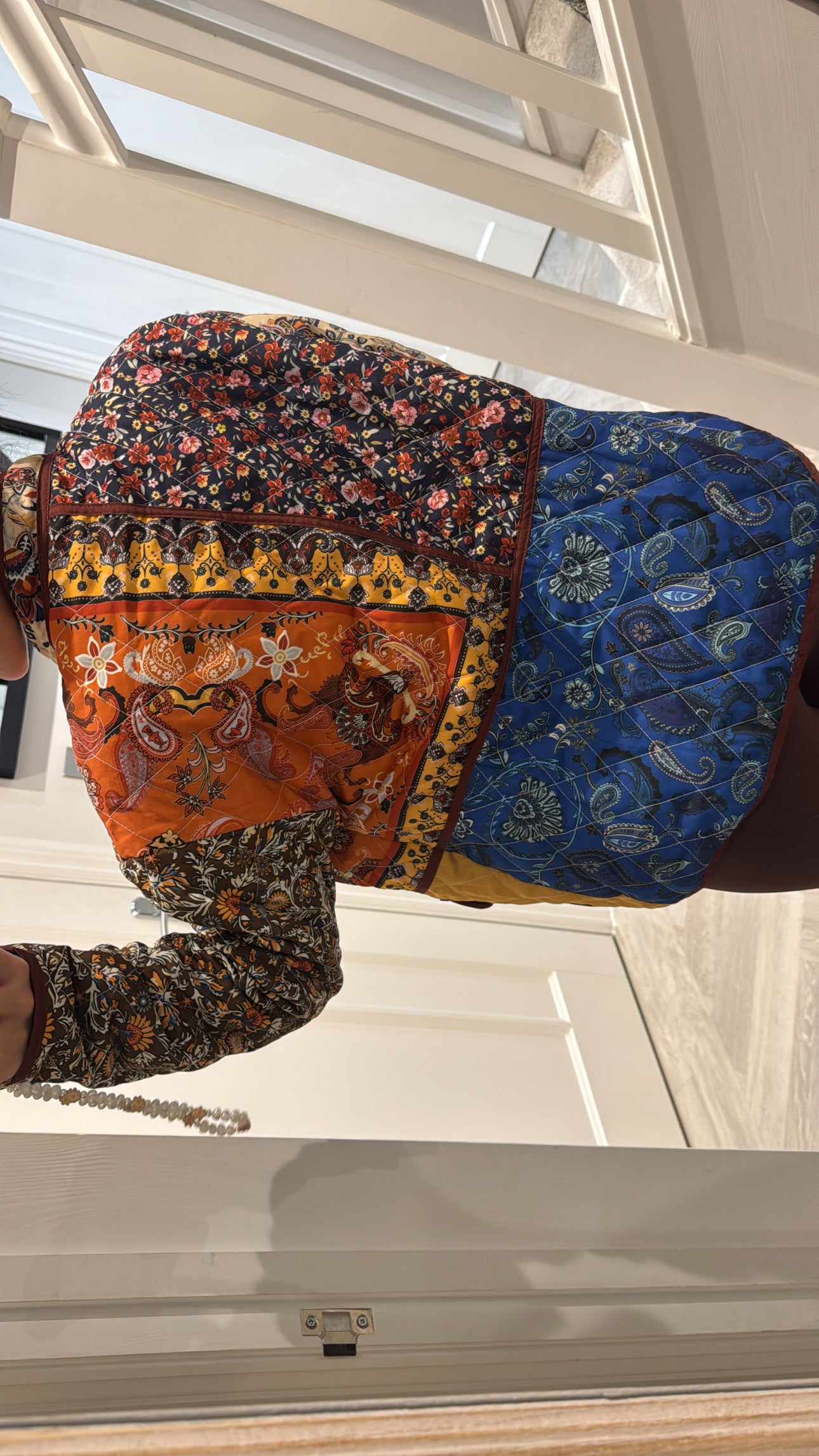 Patchwork quilted jacket